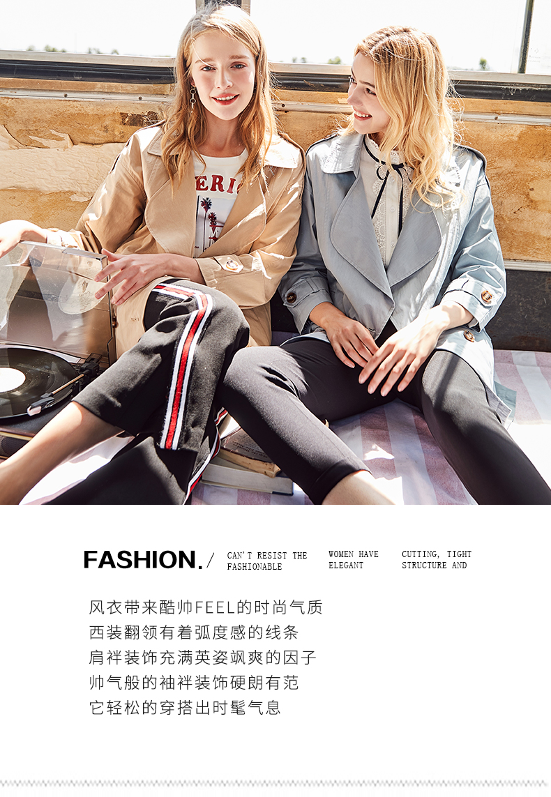 Trench pour femme en Coton - Ref 3226691 Image 7