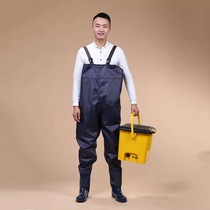 Waterproof rain boots water shoes jumpsuit jumpsuit rain boots fishing water shoes thick water shoes padded water pants shoes