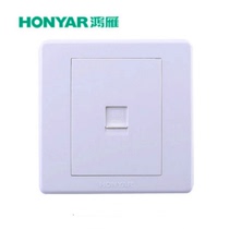 Hon Goose Switch Socket 86 Type Téléphone Panneau de connexion Two-core Phone Wall Switch