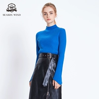 季候风 Лонгслив, свитер, материал, модный мегафон, простой и элегантный дизайн