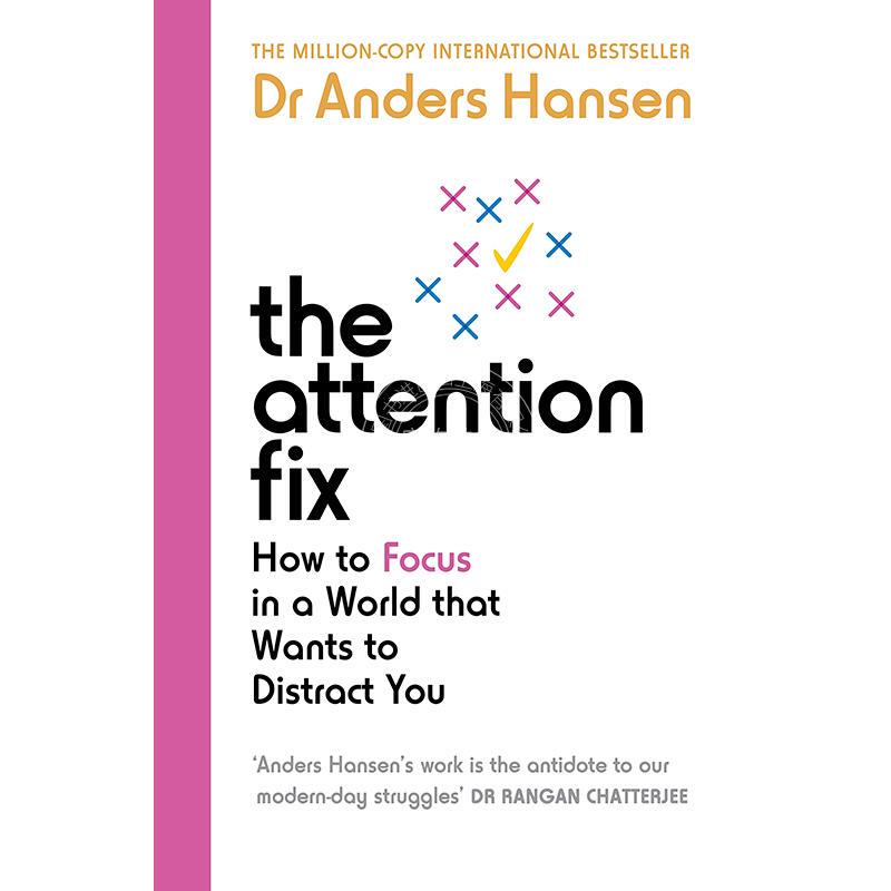 In Stock: Attention Repair by Dr. Anders Hansen, Sweden's Leading Mental Health Expert, Original English Edition: the Attention Fix