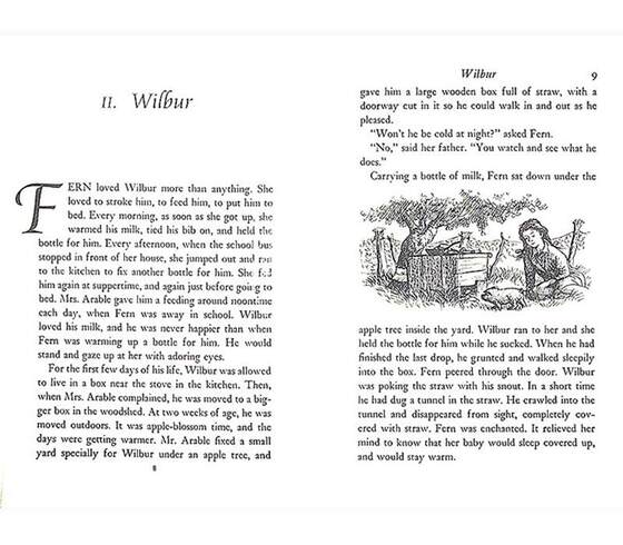 Spot Charlotte's Web English original version Charlotte'sCharlottesWebE.BWhite White Newbery classic children's literature