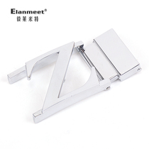 Elanmeet alloy letter Z360 belt buckle swivel buckle head smooth buckle plate buckle belt buckle accessories 3 5cm