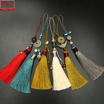 Shanyue new fan ancient wind tassel spike pendant Hanfu accessories fan cheongsam Chinese style pendant