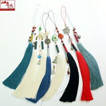 Shanyue Chinas new style ancient wind hanging jade fan falling tassel spikes