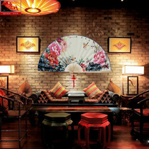 Shanyue new hand-painted big hanging fan big fan Chinese style 50cm fan multi-picture optional decorative fan to send fan