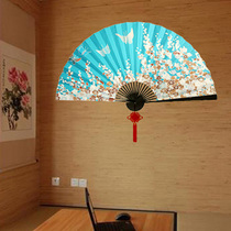 Shanyue new home Tea House tea list Japanese and wind tatami craft hanging fan big fan Custom Decorative folding fan