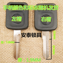 324 Santana Car Key Blank Squared Santana Car Key Embryo Ca Nt Put Chip Anthelock