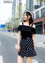 Spot end-of-season clearance special 2018 new womens ouhan station 201166 top