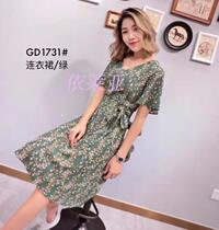 End-of-season clearance womens ouhan station Korean SANER1731 dress 170421