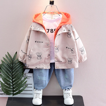 Childrens clothes boys coat spring and autumn 2023 new Yangtze baby spring clothes childrens skinny fashion trend