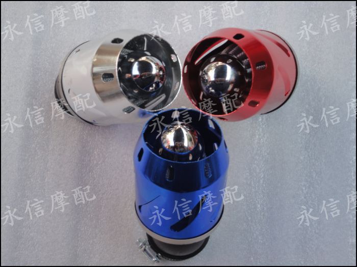 Yongxin motorcycle with locomotive modified air filter aluminum shell bullet mushroom head 48MM (for DIOZXJOG