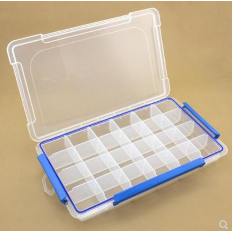 Mystic Island Table Tours 10 G 15 G 24 G 36 G Detachable Containing Box Transparent Plastic Accessories Storage