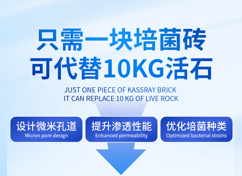 Фильтровальный материал kassray神砖鱼缸细菌屋滤材鱼缸培菌净化过滤材料伴侣过滤盒