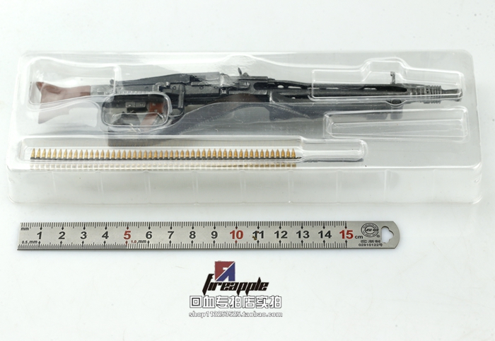 WWII Series 1/6 MG42 Machine Gun PVC Material Can't Be Fired