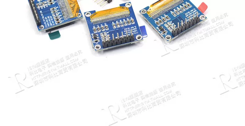 Màn Hình OLED 0.96 Inch Mô Đun SPI 0.91 1.3 2.42 Màn Hình LCD 12864 Màn Hình Màu 4 Pin 6 IIC