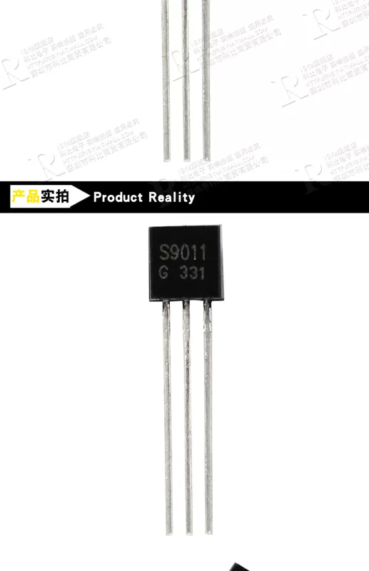 diot 3 chân Risym triode S9011 Transistor công suất thấp 0.03A/30V TO-92 NPN loại 50 chiếc đi ốt bán dẫn