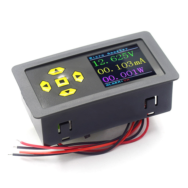 Microampere Dc Color Screen Digital Display High-Precision Voltage and Current Meter Rs485 Supports Modbus Alarm Output