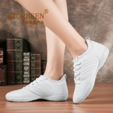 Спортивная обувь, танцующие белые туфли, осенняя, мягкая подошва