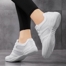 Soft-soled gymnastics shoes bodybuilding competitive shoes cheerleading competition training shoes sports white shoes student dance shoes children