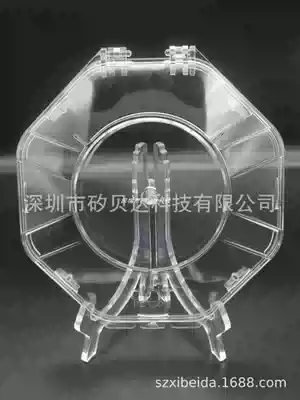 Brand new 8 inch single wafer box material PC transparent (no cleaning vacuum packaging)