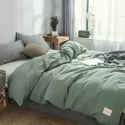Water wash cotton quilt cover single piece summer cotton quilt cover single double cotton 1 5 1 8 2 0m bed dormitory students