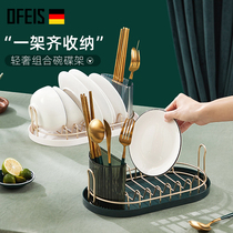 Auffiths Kitchen Bowls Dish Holder Bowl trays Bowls Chopsticks Drain Racks Home Multifunction Shelve Bowls Shelf Bowls Cabinets