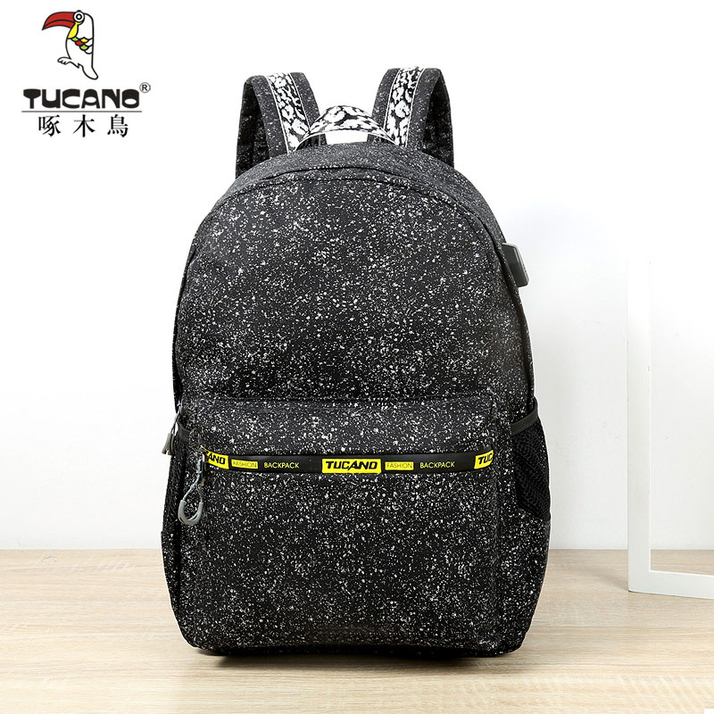 Woodpecker School Bag Men's Large-capacity Leisure Computer Bag Simple Messenger Fashion Backpack Junior High School Student Backpack Trendy