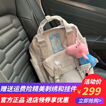 Doughnut Hong Kong backpack stone color Dule donut backpack bag sliver stripe pastel