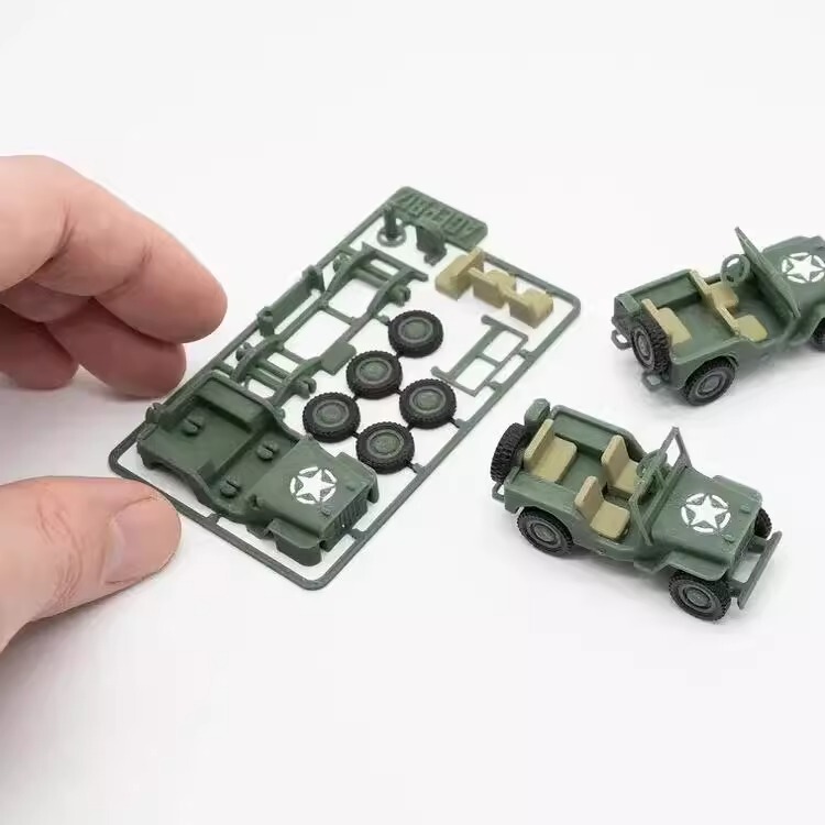 [Board Model] Jeep Jeep Car Matchbox Model Assembly Model Board Model Car Model