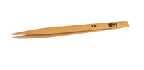 Pointed straight head flat head electronic clip industrial toothless anti-damage tweezers anti-static bamboo tweezers
