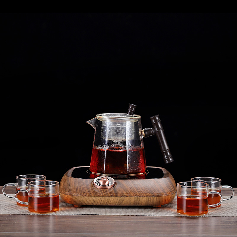 A complete set of heat - resistant glass tea set electric TaoLu cooking tea stove teapot household scented tea health tea tea