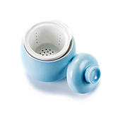 Ceramic crack pot cup teapot teacup portable travel with a pot of tea cup of belt filter concise. The cloth