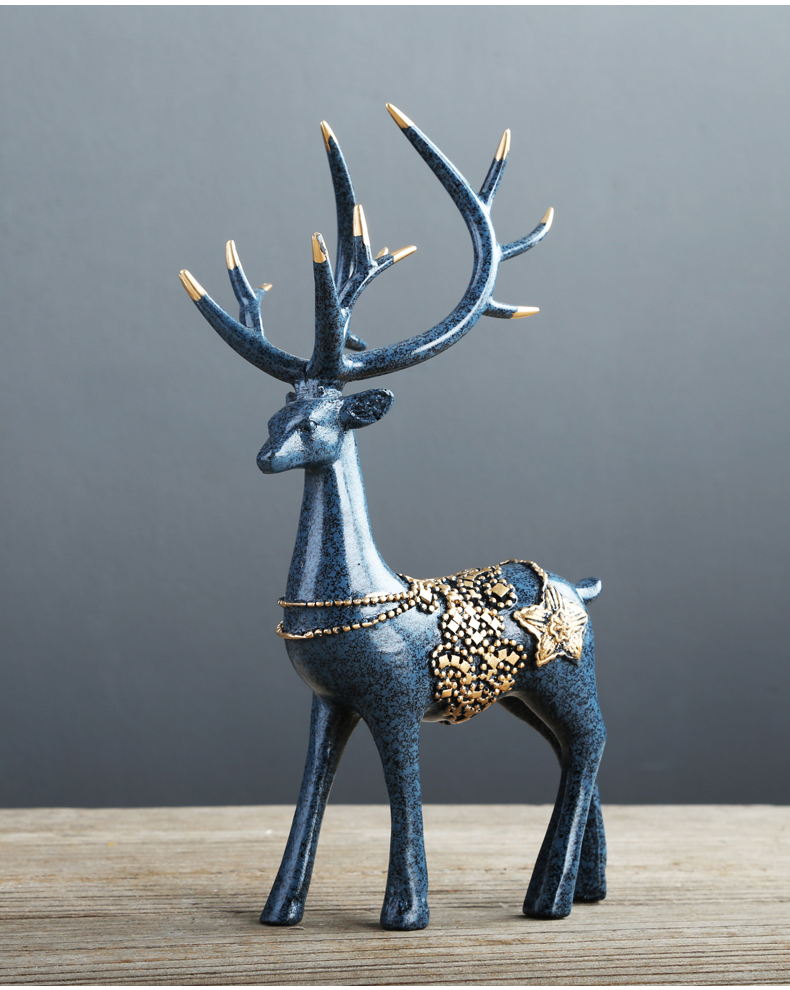 Nordic deer furnishing articles, ceramic vases, flower receptacle TV ark adornment of the sitting room porch desktop gifts to his new office