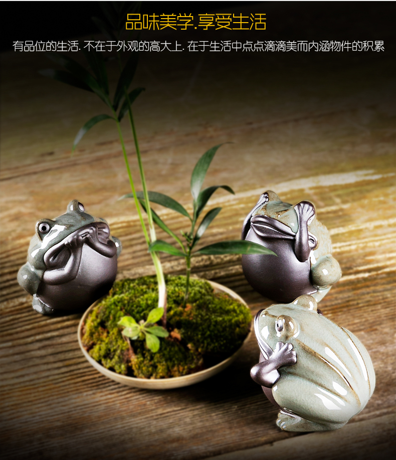 Creative purple sand tea pet pet decorative home furnishing articles furnishing articles can raise tea tea tray tea tea play tea tea accessories