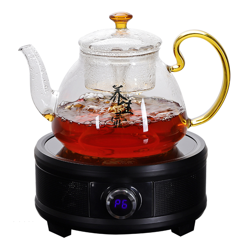 Friend is heat - resistant glass tea set electric TaoLu cooking tea stove household kettle scented tea pu - erh tea with the teapot