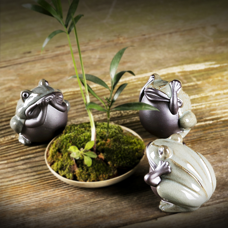 Creative purple sand tea pet pet decorative home furnishing articles furnishing articles can raise tea tea tray tea tea play tea tea accessories