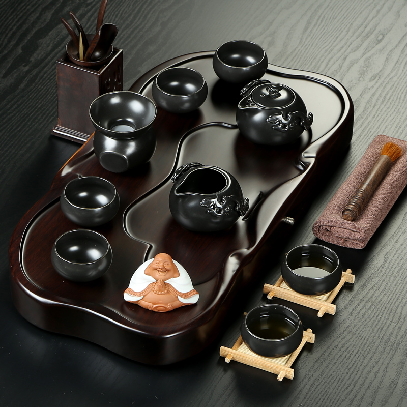 Friend is ceramic tea set brother your up up of a complete set of kung fu tea set the whole piece of ebony tea tray tea table