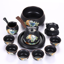 Youshang complete set of Japanese kung fu tea set household ceramic tea set teapot Cup Cup cup tea washing tea sea pot bearing