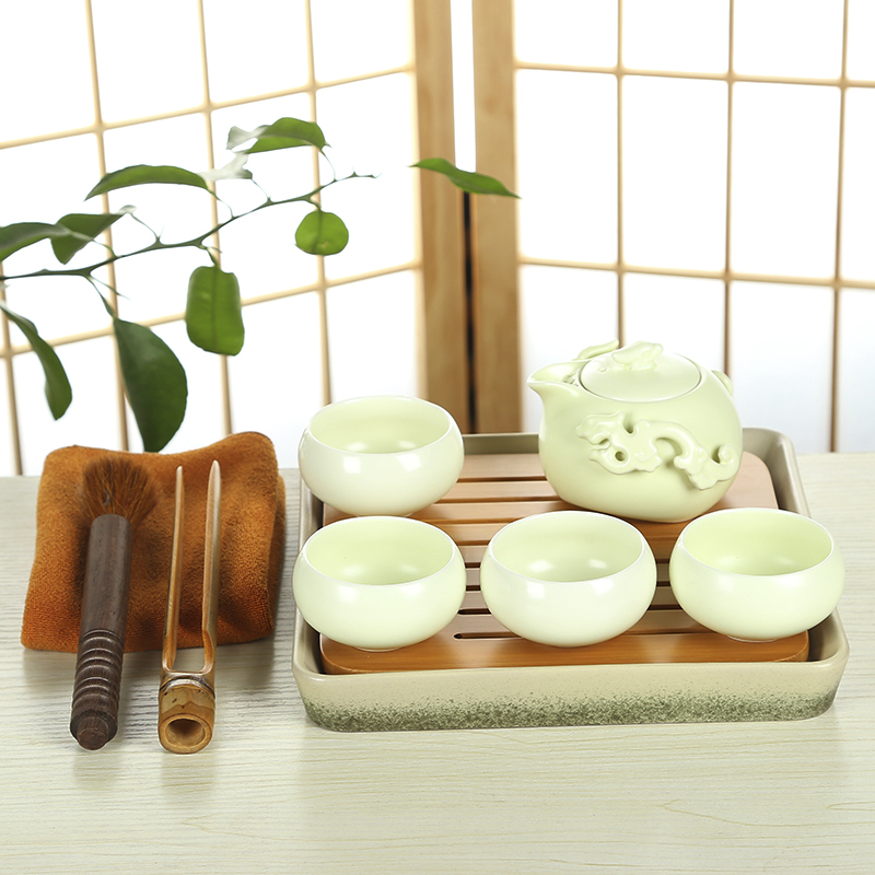 Friend is bamboo small dry tea tray was Japanese tea taking kung fu tea set ceramic tea sea water type tea table