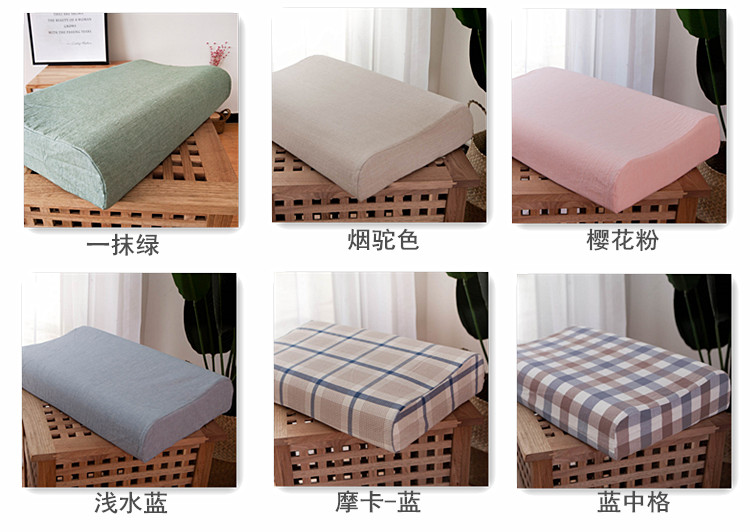 Bông giặt tùy chỉnh cotton cao su Thái gối nhớ bông 60x40 gối 50x30 trẻ em gối gối ôm cho bé