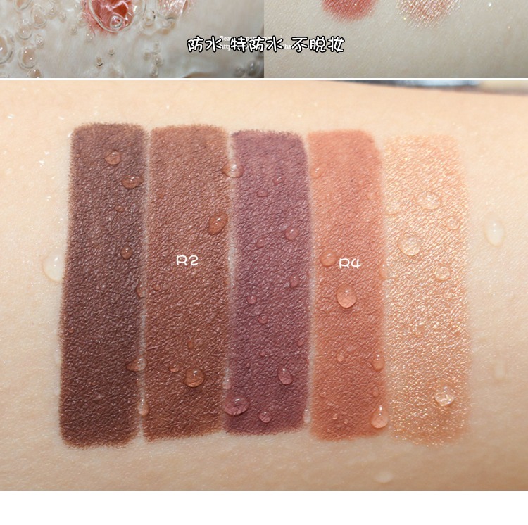 Trang điểm mắt màu nude BBIA không thấm nước không trang điểm bút kẻ mắt ROSE hoa hồng kẻ mắt R4 màu nâu san hô R2 hoa hồng nâu - Bút kẻ mắt chì kẻ mắt lâu trôi