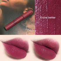 Smoked plum color Korean 3CE Lip Glaze Matte Lipstick persistent velvet taupe cloud IMMANENCE