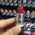MAC son môi đỏ thắm hiển thị màu sắc nhỏ ớt bưởi 646 đỏ nâu marrakesh gia súc máu dubonnet - Son môi son 3ce màu cam đất Son môi