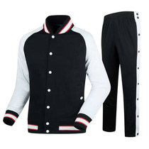 Basketball uniform Long sleeve suit full open button pants mens large size sweater custom group purchase basketball uniform printing