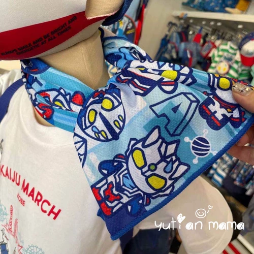 Ultra, японский летний Ультрамен Тига, детское пляжное полотенце от пота, накидка, шарф, Спот (в наличии), Анпанман