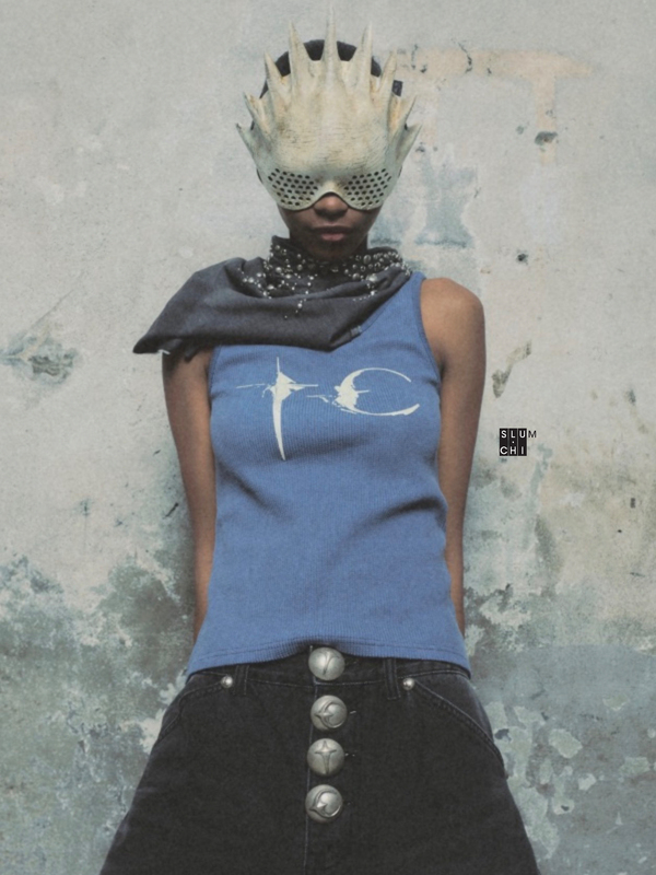 【Slum炸】Thug Club 26Fw Korean Tc Luminous Logo Tank Top
