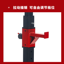 Mens multifunctional red squat rack home fitness equipment adjustable barbell rack weight bench bench press trainer