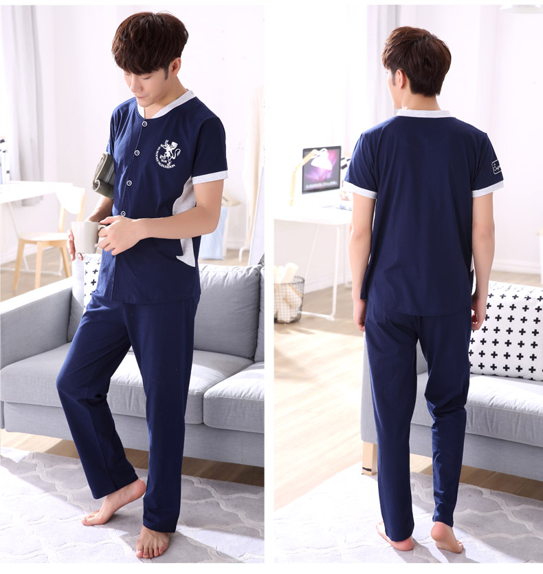 Pyjama mixte en Coton à manche courte - Ref 3004443 Image 13