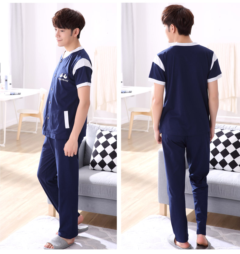 Pyjama mixte en Coton à manche courte - Ref 3004443 Image 15